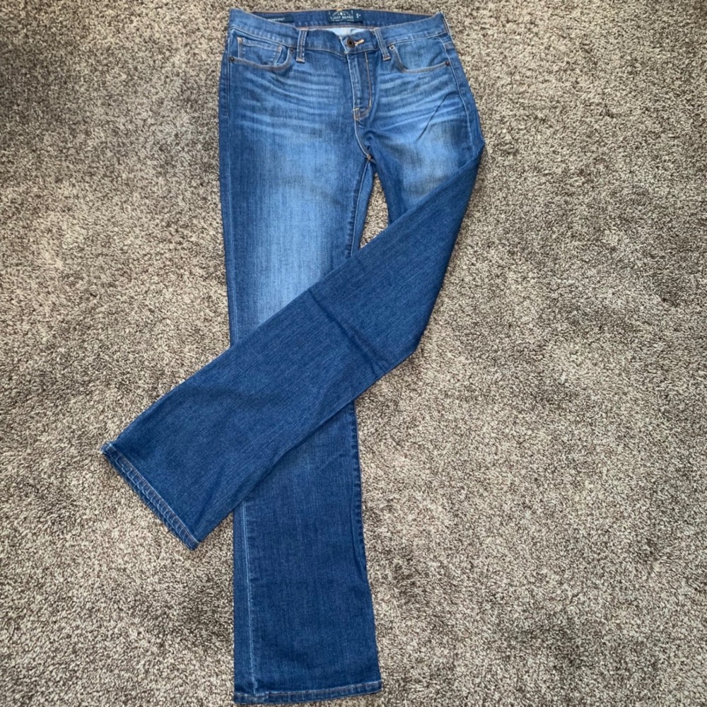 Lucky Brand Brooke Boot Jeans Womens 6/28 Medium Wash Blue Mid Rise Bootcut - Picture 10 of 12